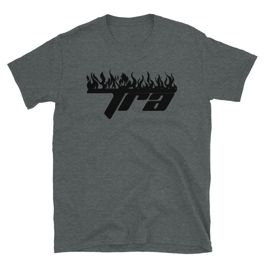 TRAINED READY ARMED BP Just Flames-O Short-Sleeve Unisex T-Shirt - Trained Ready Armed Apparel