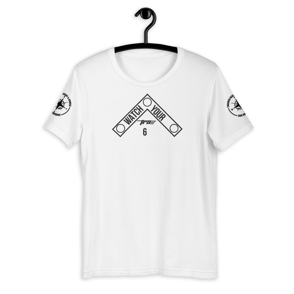 TRA. WY6 DB hort-Sleeve Unisex T-Shirt - Trained Ready Armed Apparel