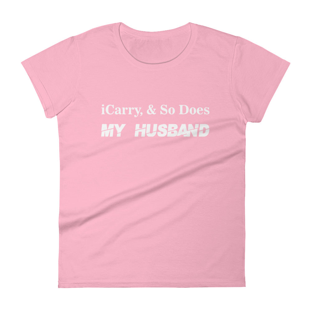 TRA ICarry- Husband (WP) Women's short sleeve t-shirt - Trained Ready Armed Apparel