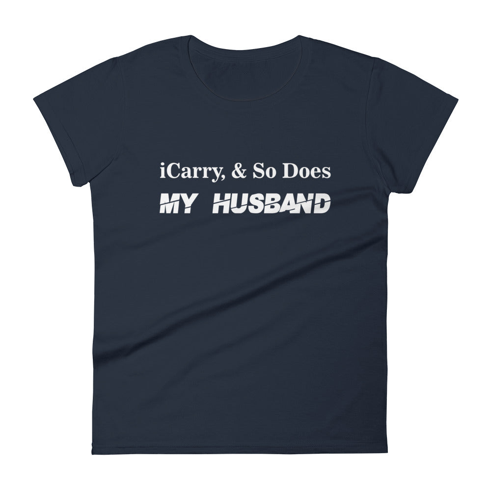 TRA ICarry - Husband (WP) Women's short sleeve t-shirt - Trained Ready Armed Apparel