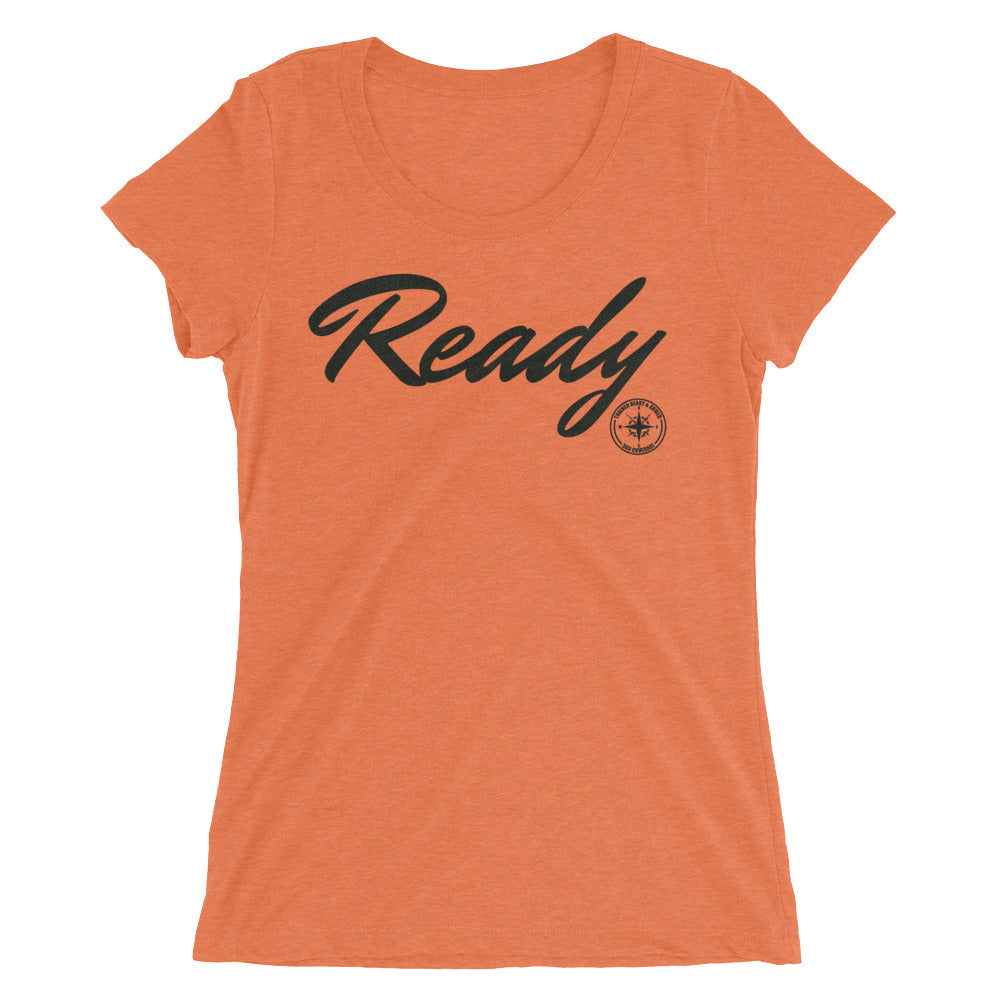 TRAINED READY ARMED (Ready Signature 360-BP524) Ladies' short sleeve t-shirt - Trained Ready Armed Apparel