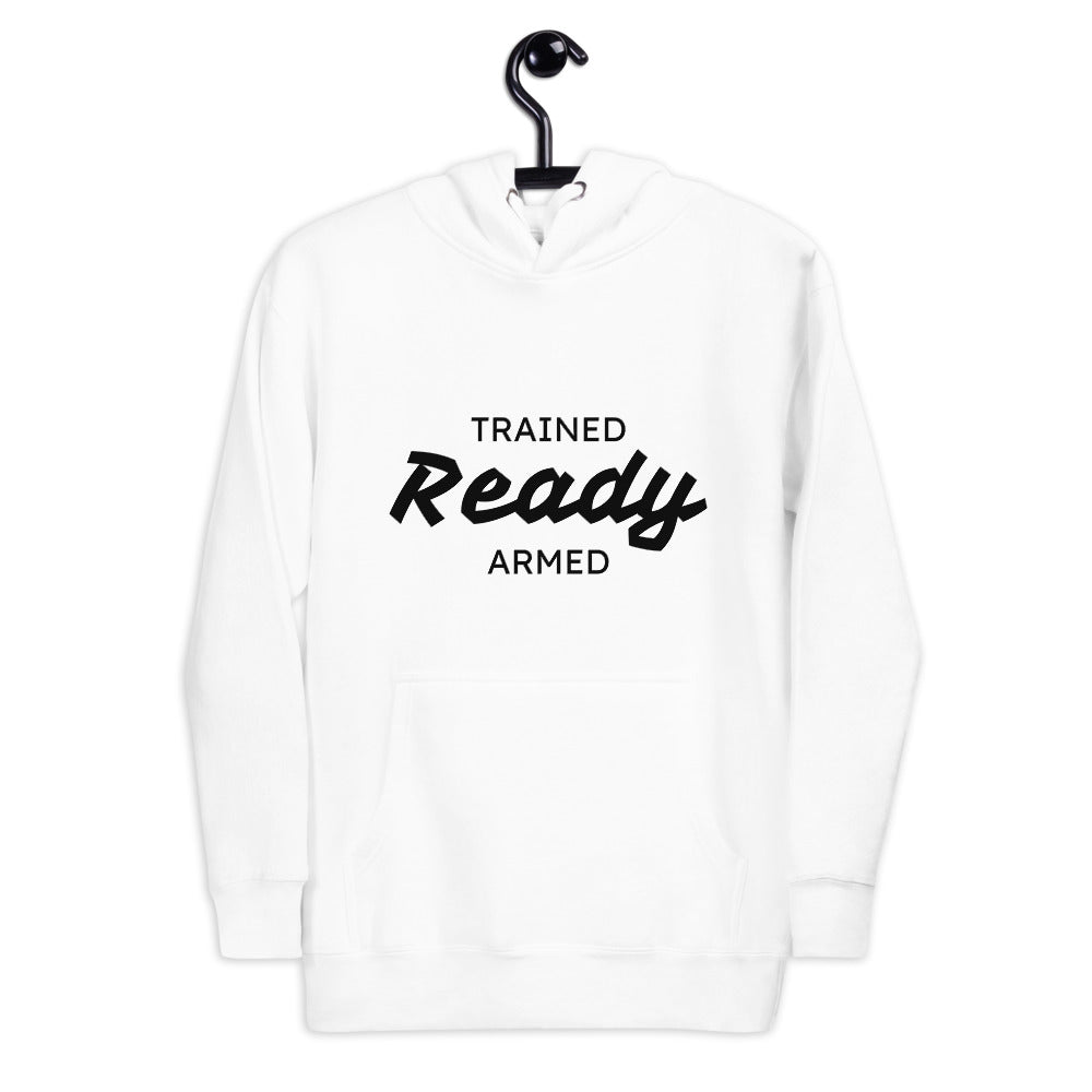 TRAINED READY ARMED 3W-BP-523  Men's Hoodie - Trained Ready Armed Apparel