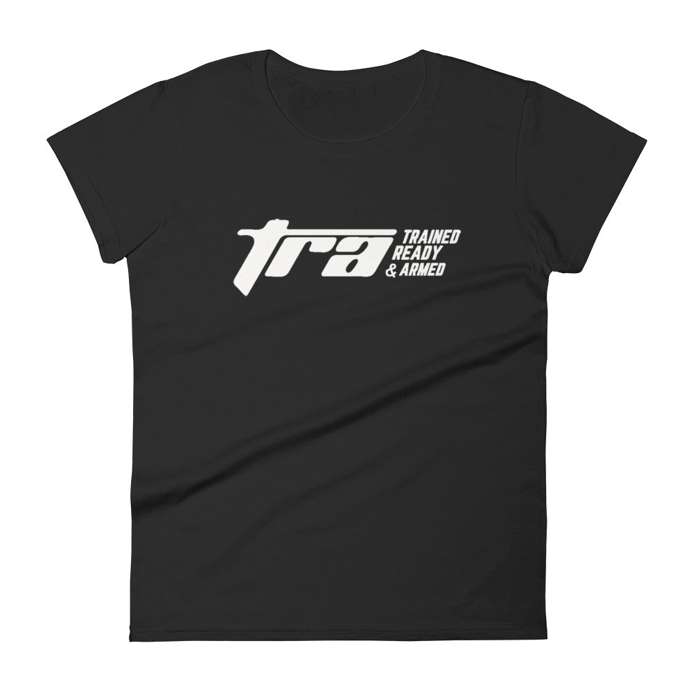 TRA 2.0 120519-4 Women's short sleeve t-shirt (BW) - Trained Ready Armed Apparel