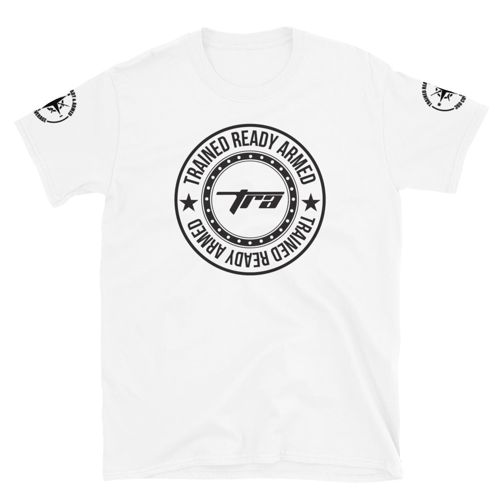 TRA 4.0 Cir- (BP) Short-Sleeve Unisex T-Shirt - Trained Ready Armed Apparel