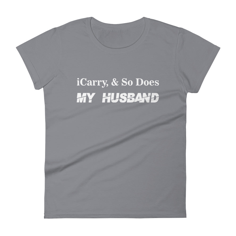 TRA ICarry - Husband (WP) Women's short sleeve t-shirt - Trained Ready Armed Apparel