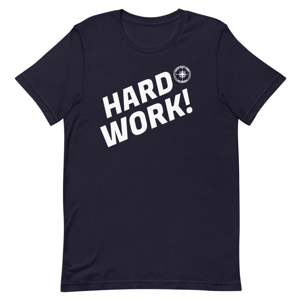 TRAINED READY ARMED 360 HARD WORK SL-WP Short-Sleeve Unisex T-Shirt - Trained Ready Armed Apparel