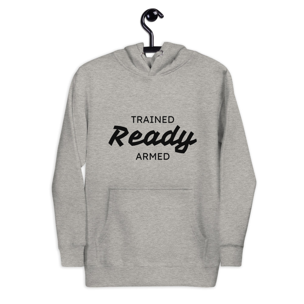 TRAINED READY ARMED 3W-BP-523  Men's Hoodie - Trained Ready Armed Apparel