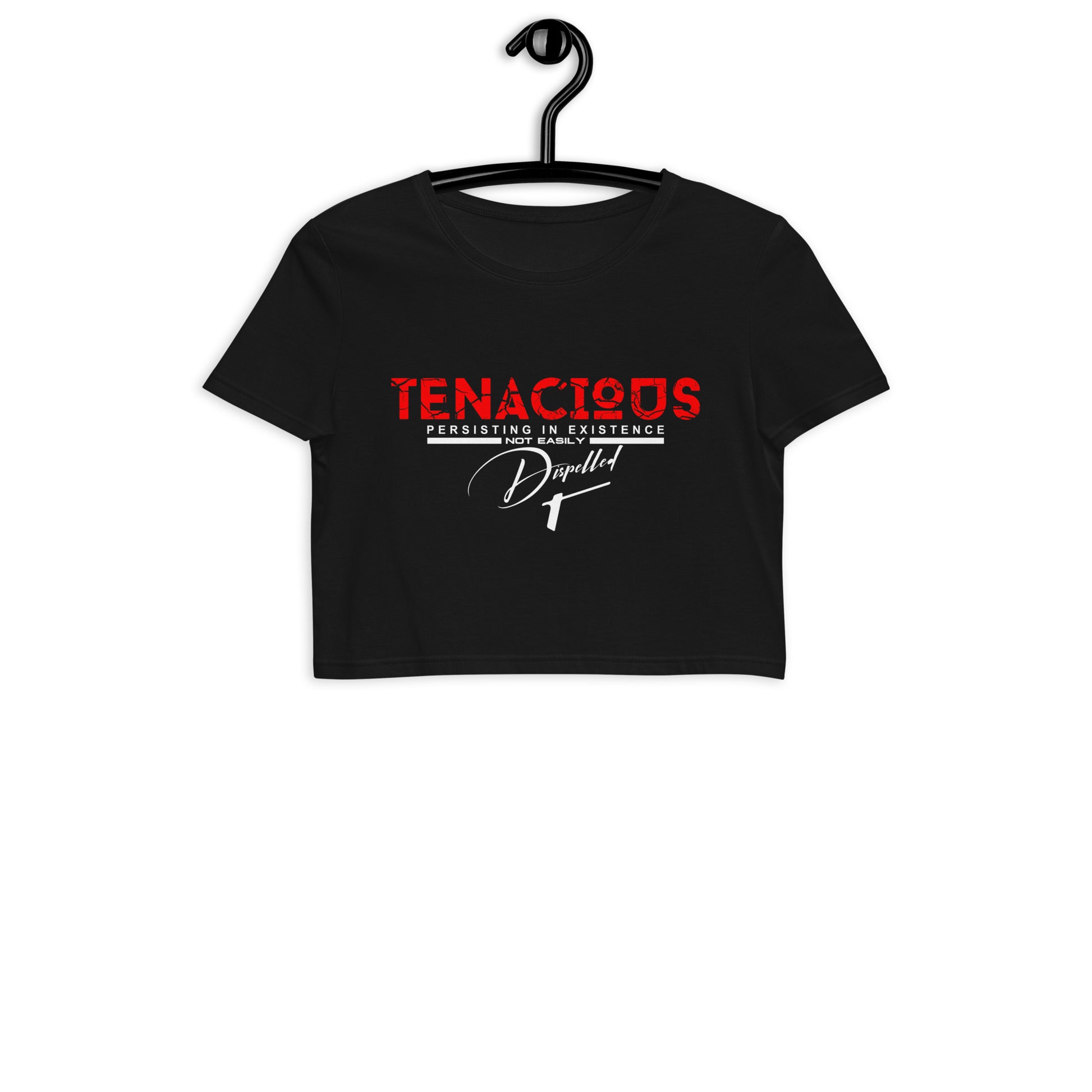 TRA "TENANCIOUS" Organic Crop Top - Trained Ready Armed Apparel