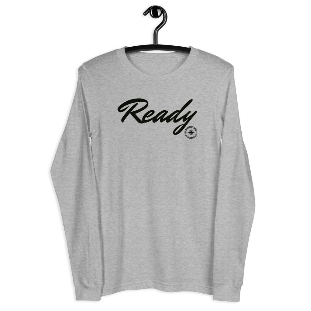 TRAINED READY ARMED "Signature Ready" Men’s Long Sleeve Tee - Trained Ready Armed Apparel