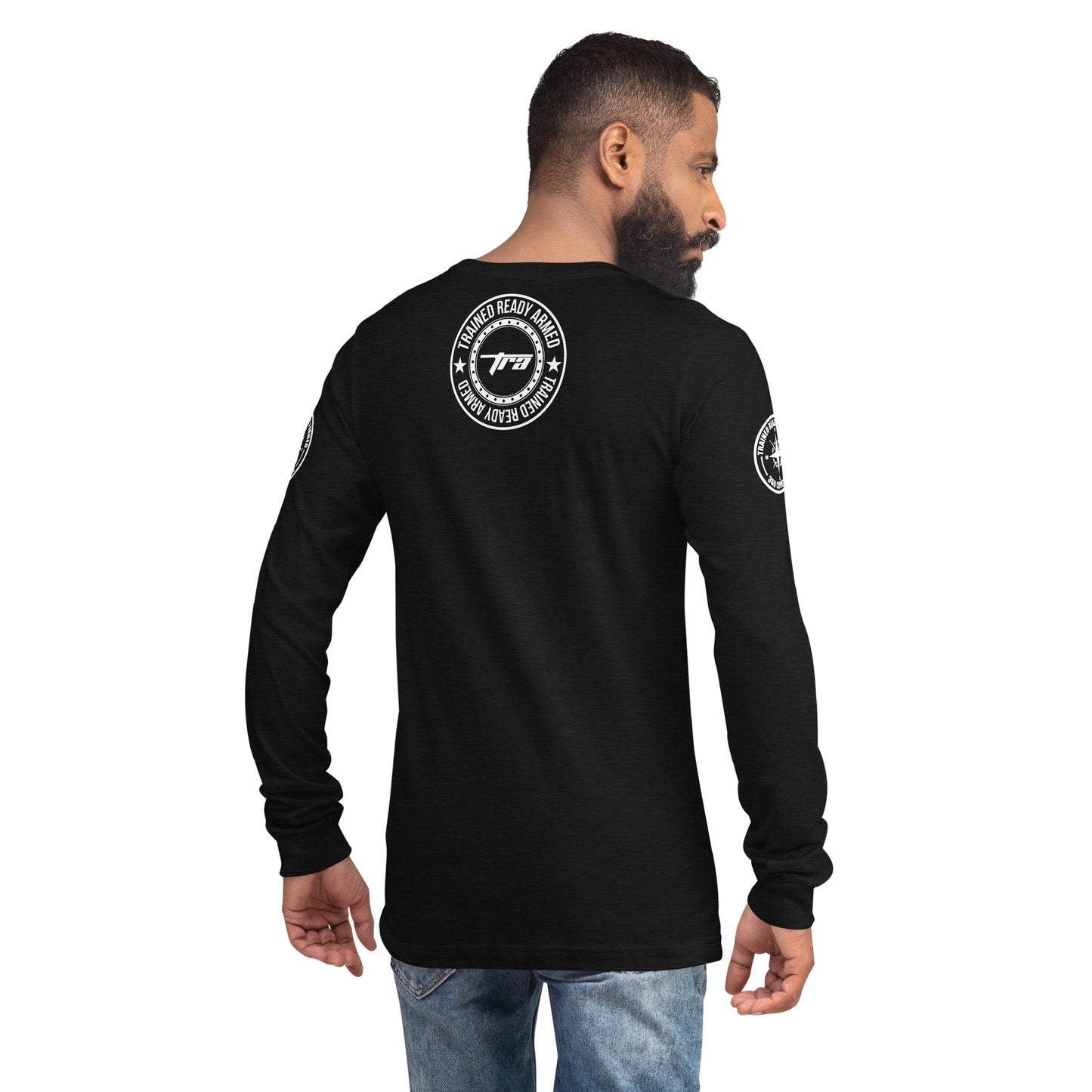 TRAINED READY & ARMED 1.0 MEN'S  Long Sleeve Tee - Trained Ready Armed Apparel