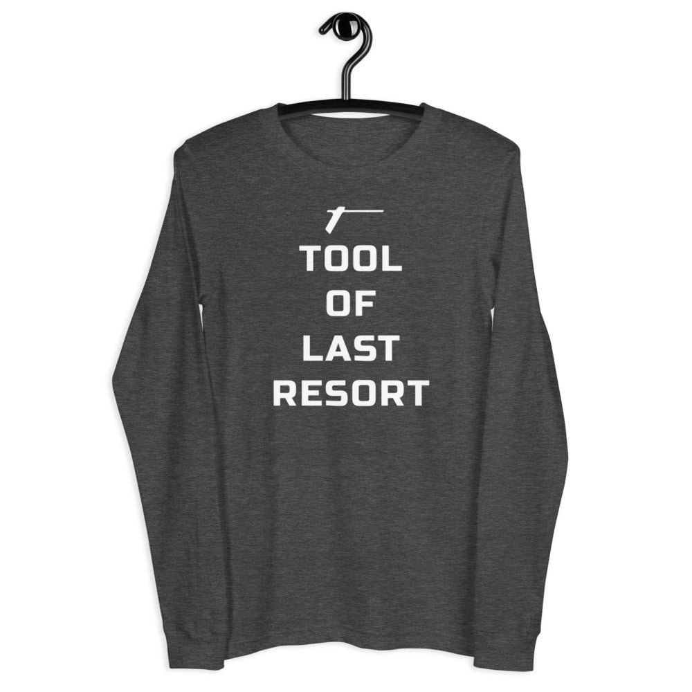 TRA "Tool of Last Resort"  Men’s Long Sleeve Tee - Trained Ready Armed Apparel