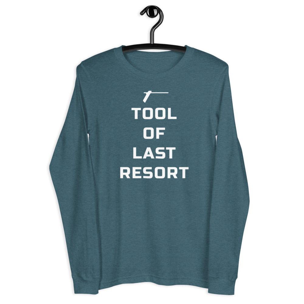 TRA "Tool of Last Resort"  Men’s Long Sleeve Tee - Trained Ready Armed Apparel