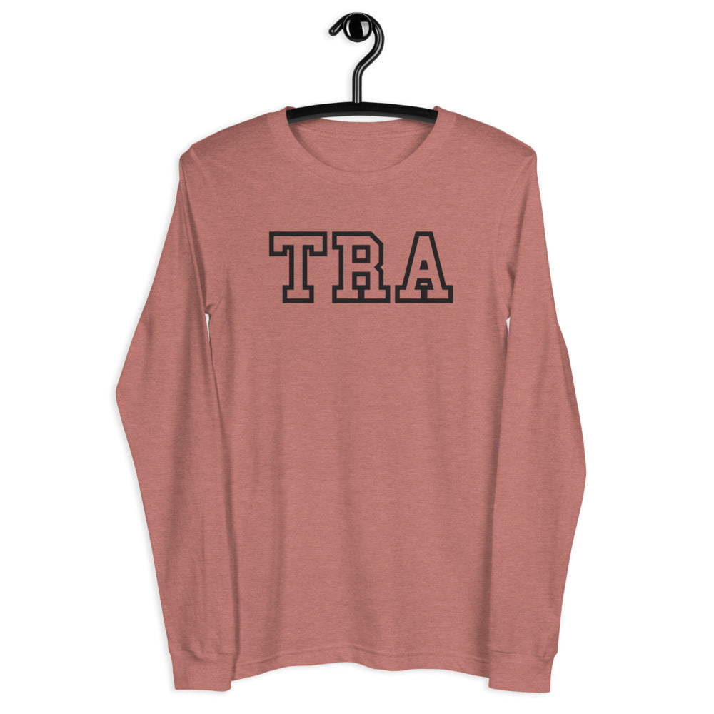 TRA "Simply TRA" Men’s Long Sleeve T-Shirt - Trained Ready Armed Apparel