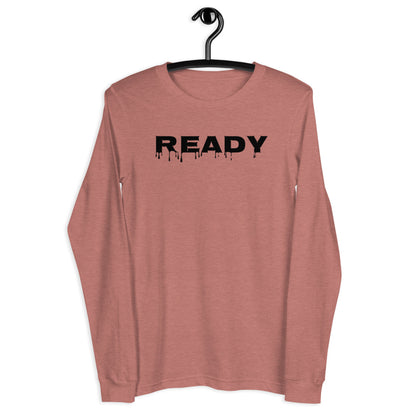 TRAINED READY  & ARMED "Ready DBL" Men’s Long Sleeve Tee - Trained Ready Armed Apparel