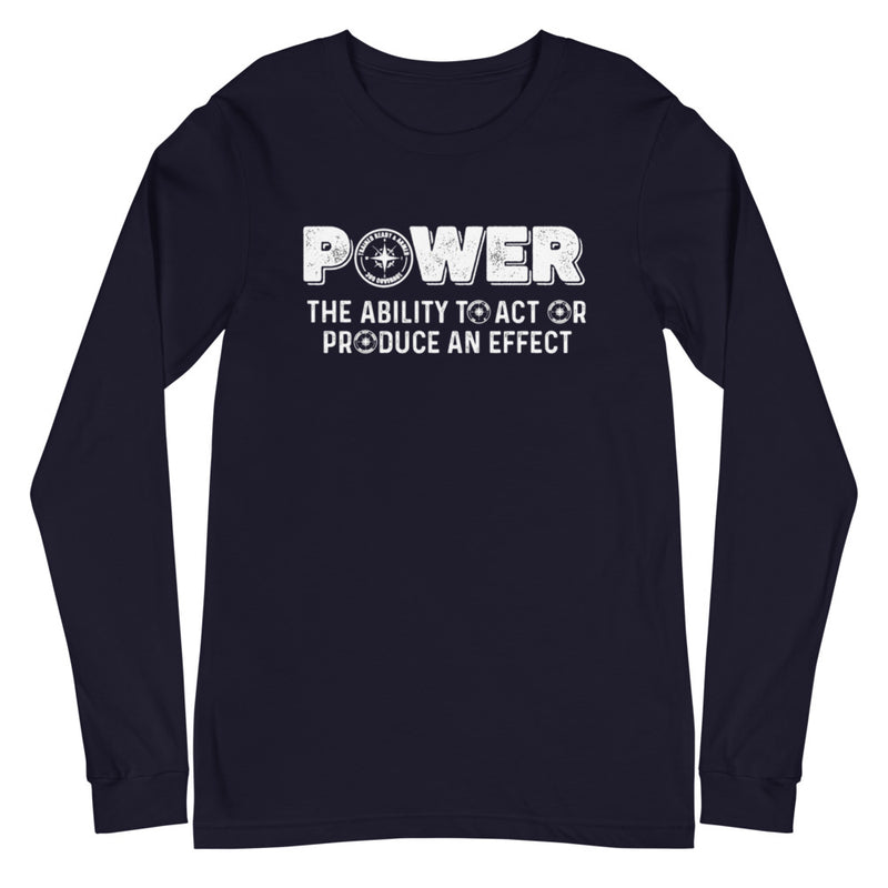 TRA- POWER & Men’s Long Sleeve Tee - Trained Ready Armed Apparel