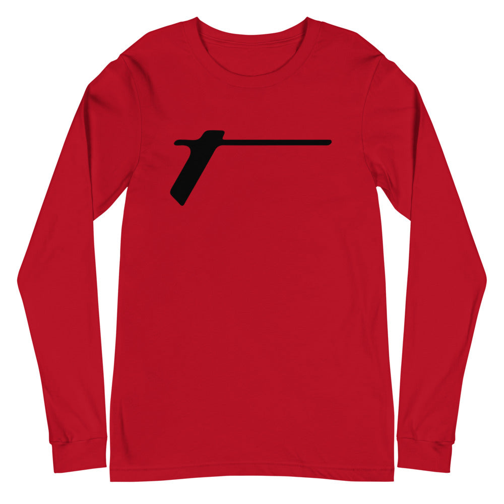 TRA "T-Pistol" Men's Long Sleeve T-Shirt - Trained Ready Armed Apparel