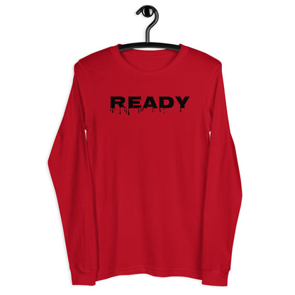 TRAINED READY  & ARMED "Ready DBL" Men’s Long Sleeve Tee - Trained Ready Armed Apparel