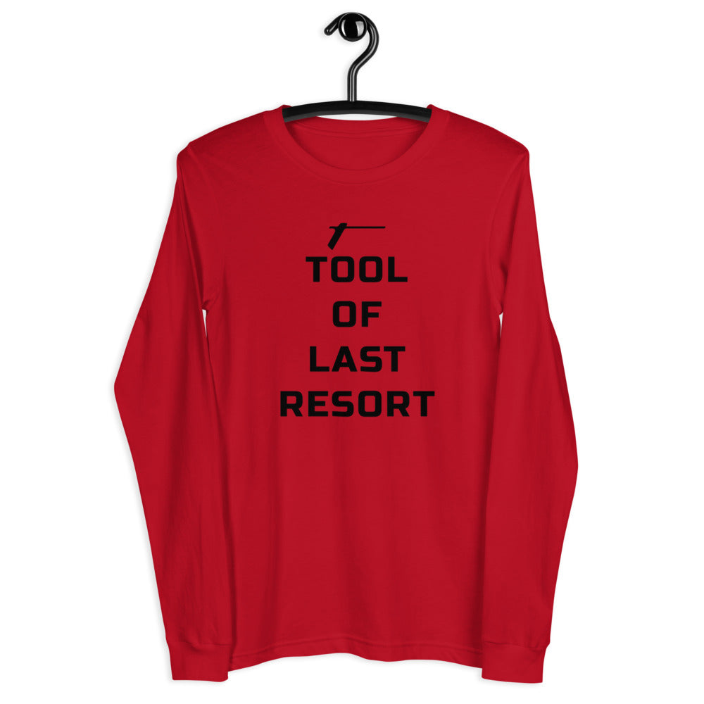 TRA " Tool of Last Resort"  Men’s Long Sleeve Tee - Trained Ready Armed Apparel