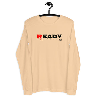 TRAINED READY  & ARMED  "Ready BL" Men’s Long Sleeve Tee - Trained Ready Armed Apparel