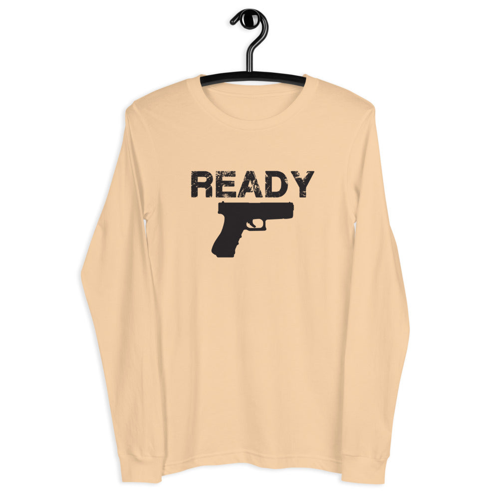 TRA "Ready Glock"  Men’s Long Sleeve Tee - Trained Ready Armed Apparel