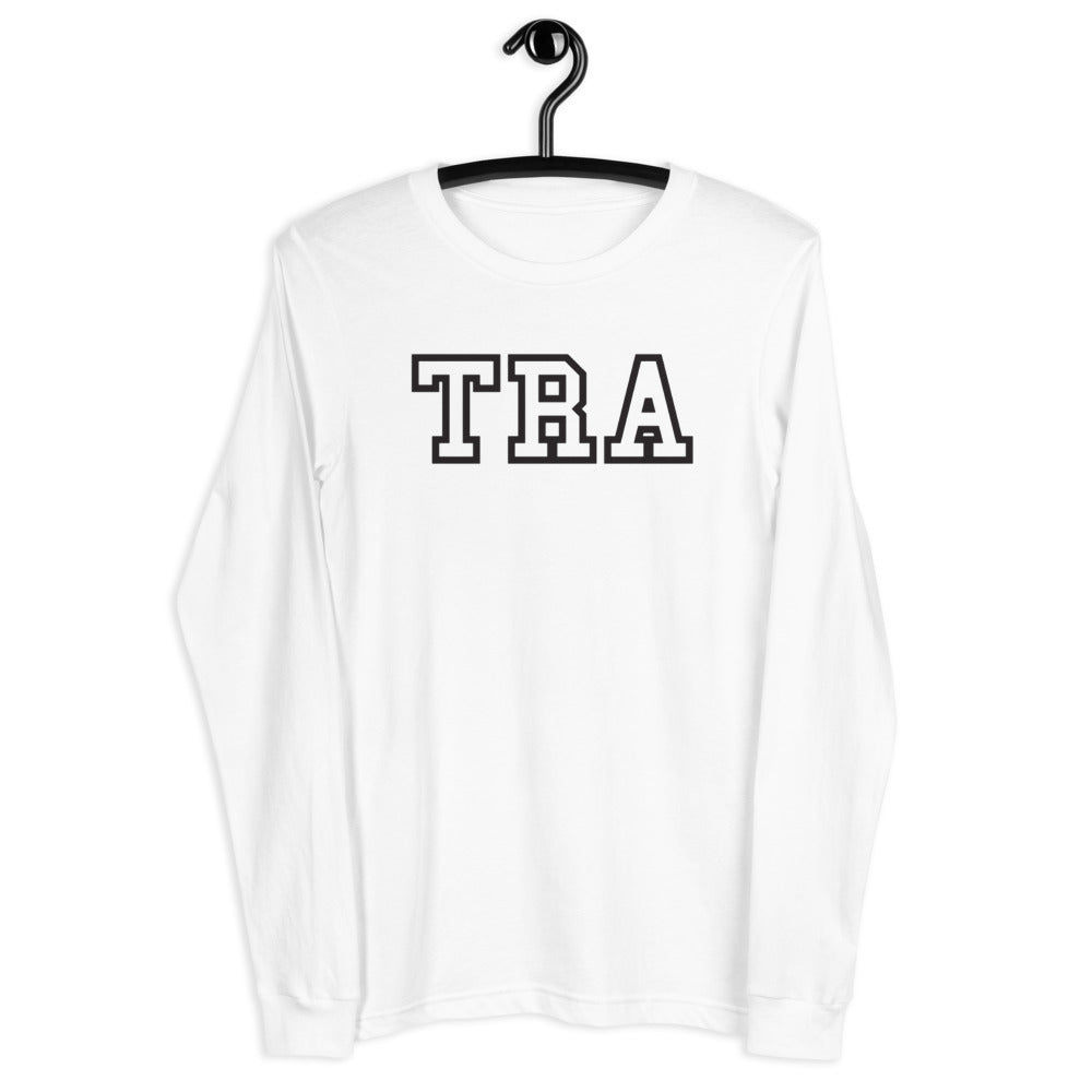 TRA "Simply TRA" Men’s Long Sleeve T-Shirt - Trained Ready Armed Apparel