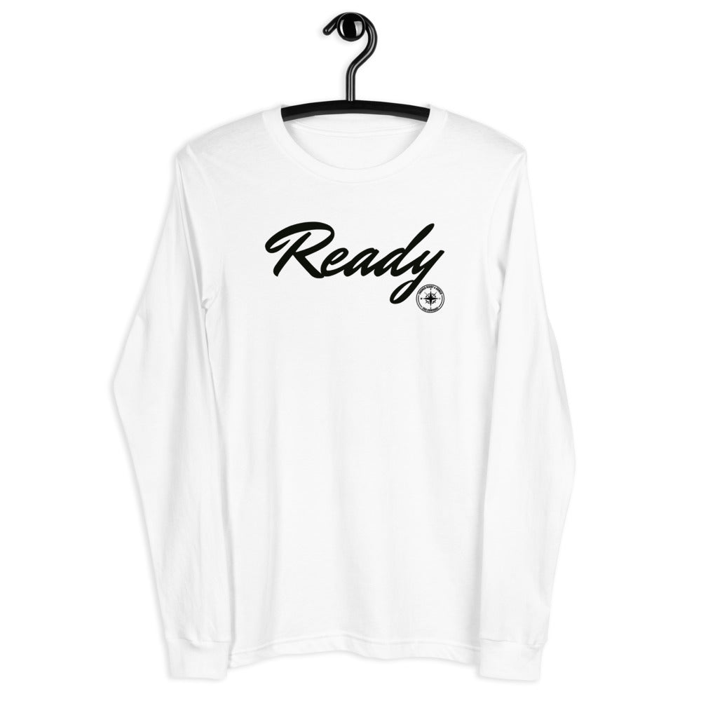 TRAINED READY ARMED "Signature Ready" Men’s Long Sleeve Tee - Trained Ready Armed Apparel