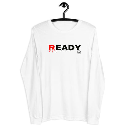 TRAINED READY  & ARMED  "Ready BL" Men’s Long Sleeve Tee - Trained Ready Armed Apparel