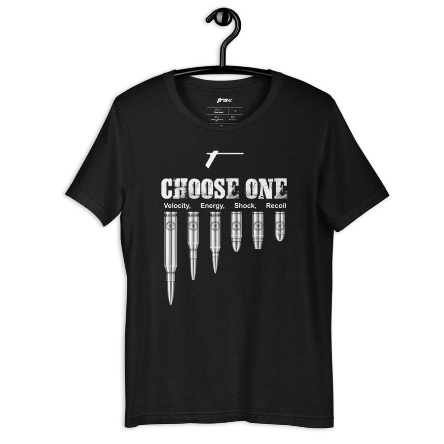TRA Choose One Silver Bullet Short-Sleeve Unisex T-Shirt - Trained Ready Armed Apparel