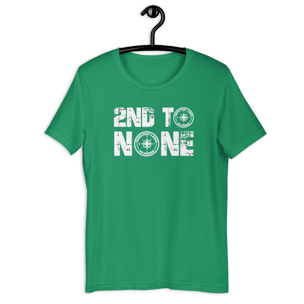TRA "2ND TO NONE" Men's Short-Sleeve T-Shirt - Trained Ready Armed Apparel