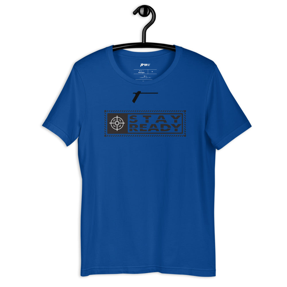 TRA STAY READY Short-Sleeve Unisex T-Shirt - Trained Ready Armed Apparel