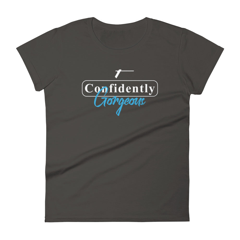 TRA "Confidently Gorgeous" Women's short sleeve t-shirt - Trained Ready Armed Apparel