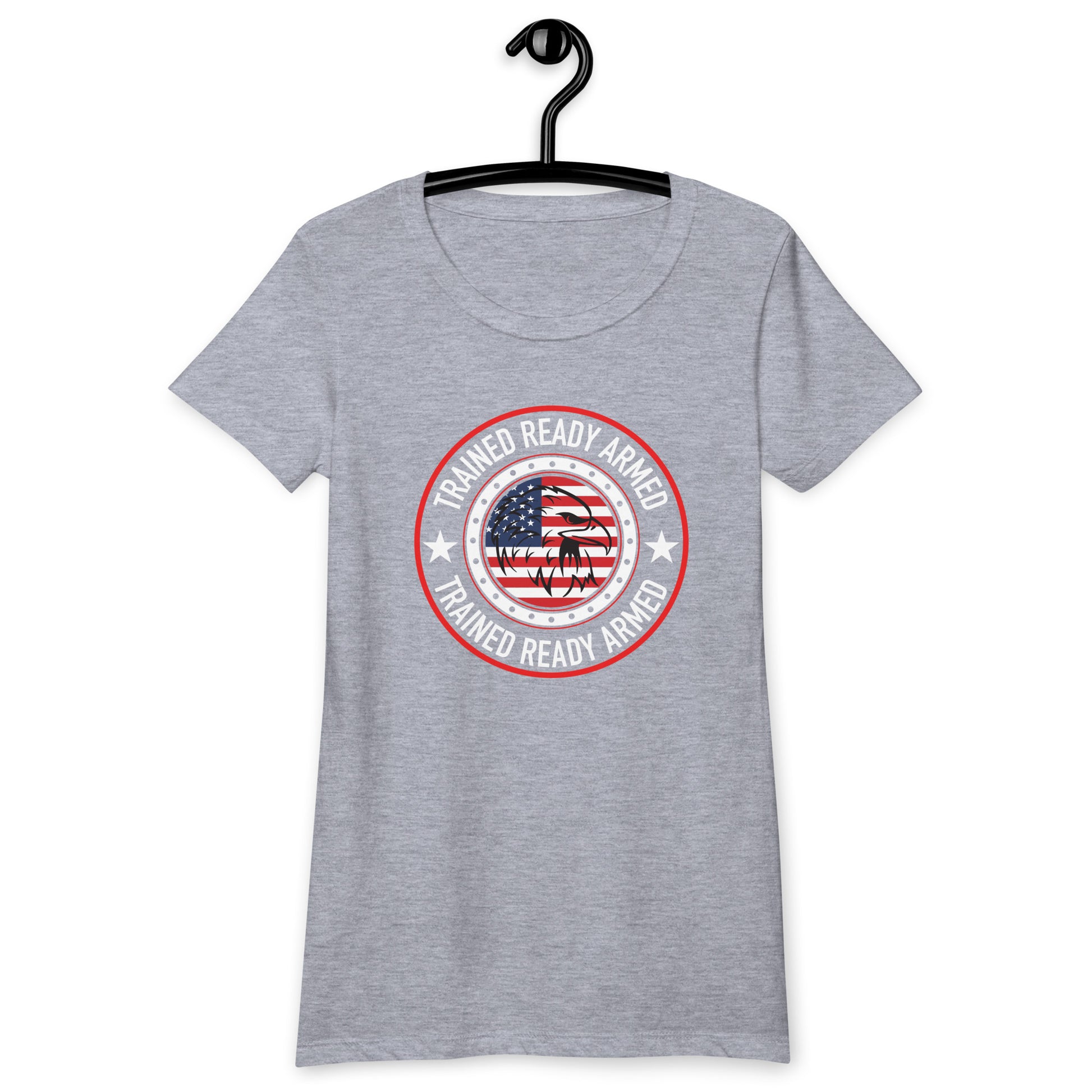 TRA USA 360.1 Women’s fitted t-shirt - Trained Ready Armed Apparel
