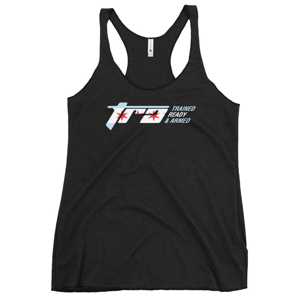 Trained Ready & Armed 2.0 Chicago Women's Racerback Tank - Trained Ready Armed Apparel