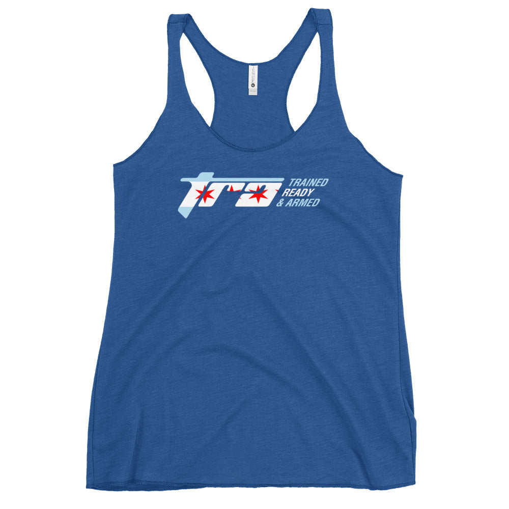 Trained Ready & Armed 2.0 Chicago Women's Racerback Tank - Trained Ready Armed Apparel